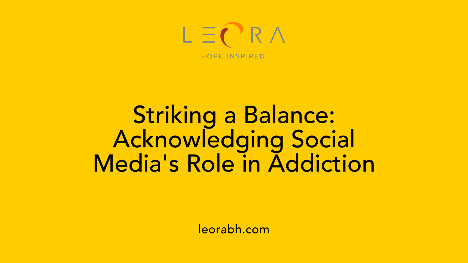 Striking a Balance: Acknowledging Social Media's Role in Addiction