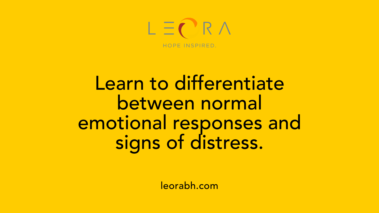 Learn to differentiate between normal emotional responses and signs of distress.