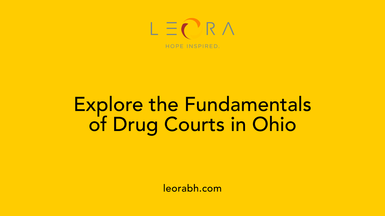 Explore the Fundamentals of Drug Courts in Ohio