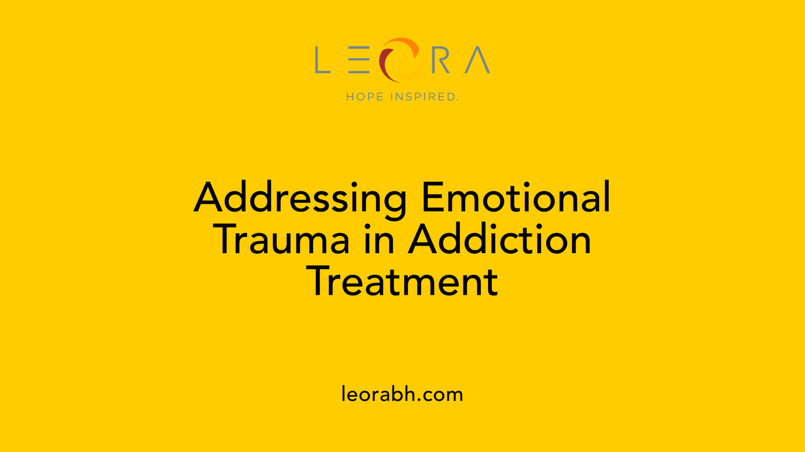 Addressing Emotional Trauma in Addiction Treatment