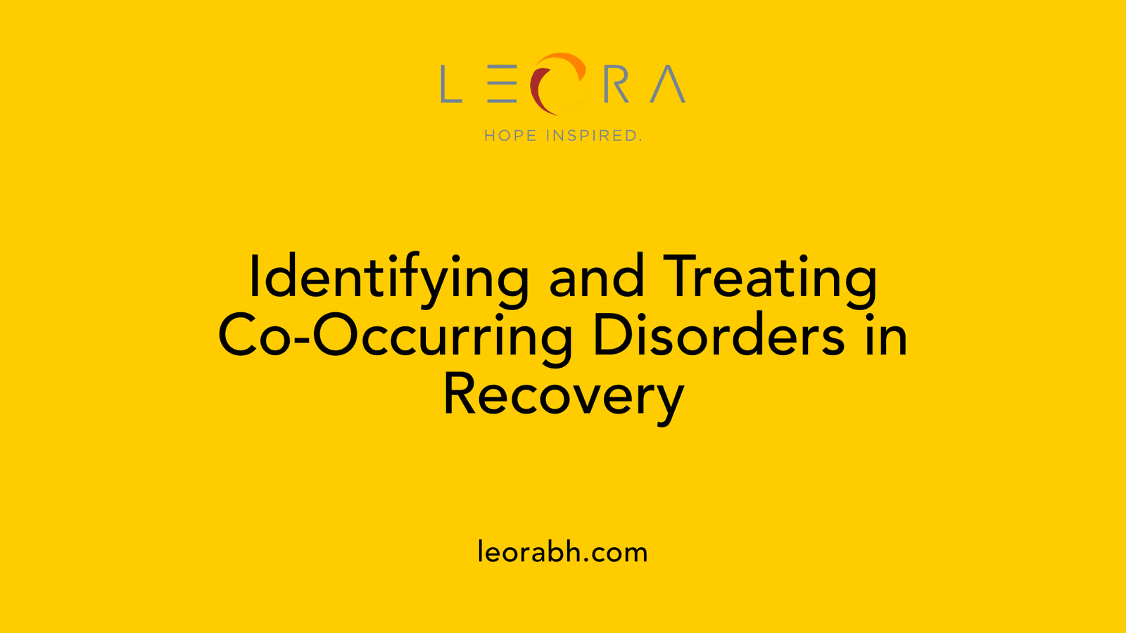 Identifying and Treating Co-Occurring Disorders in Recovery