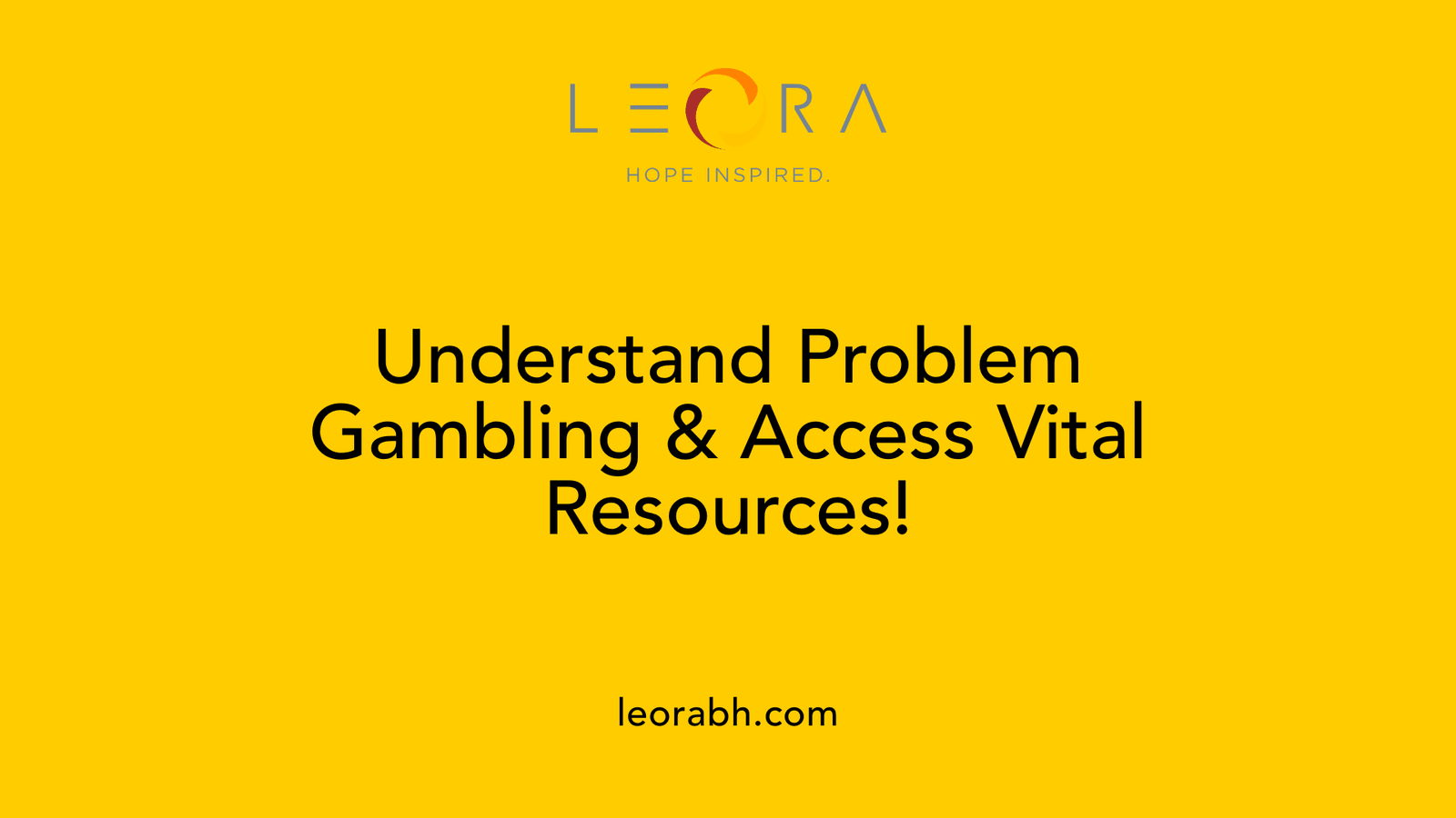 Understand Problem Gambling & Access Vital Resources!