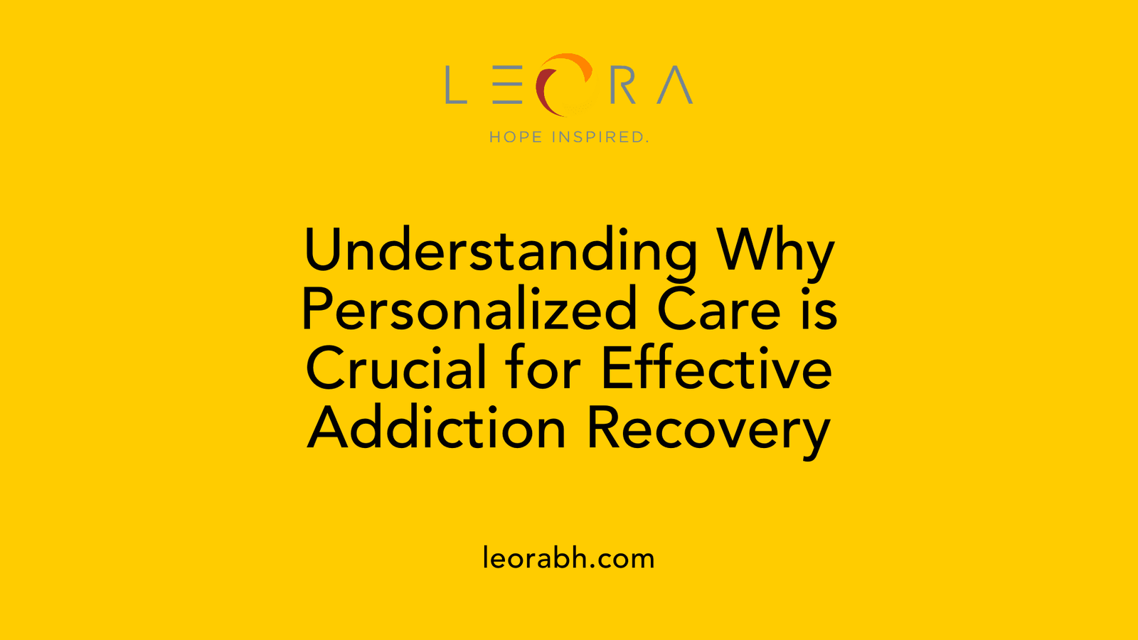 Understanding Why Personalized Care is Crucial for Effective Addiction Recovery