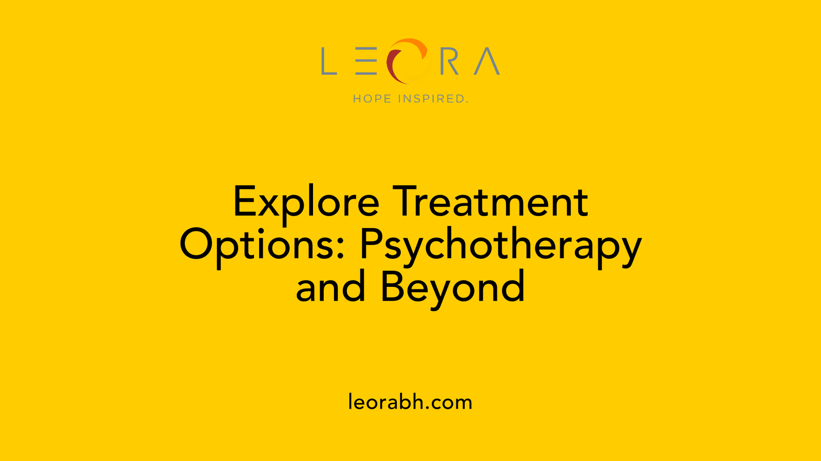 Explore Treatment Options: Psychotherapy and Beyond