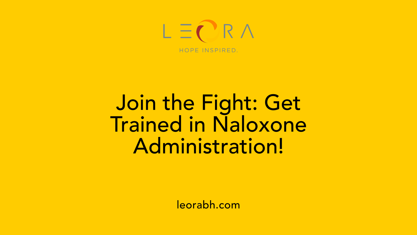 Join the Fight: Get Trained in Naloxone Administration!