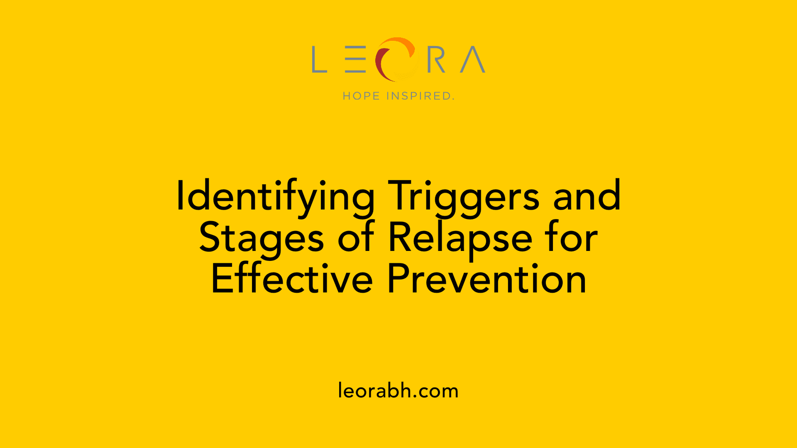 Identifying Triggers and Stages of Relapse for Effective Prevention
