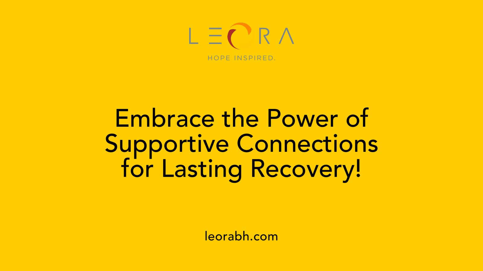 Embrace the Power of Supportive Connections for Lasting Recovery!
