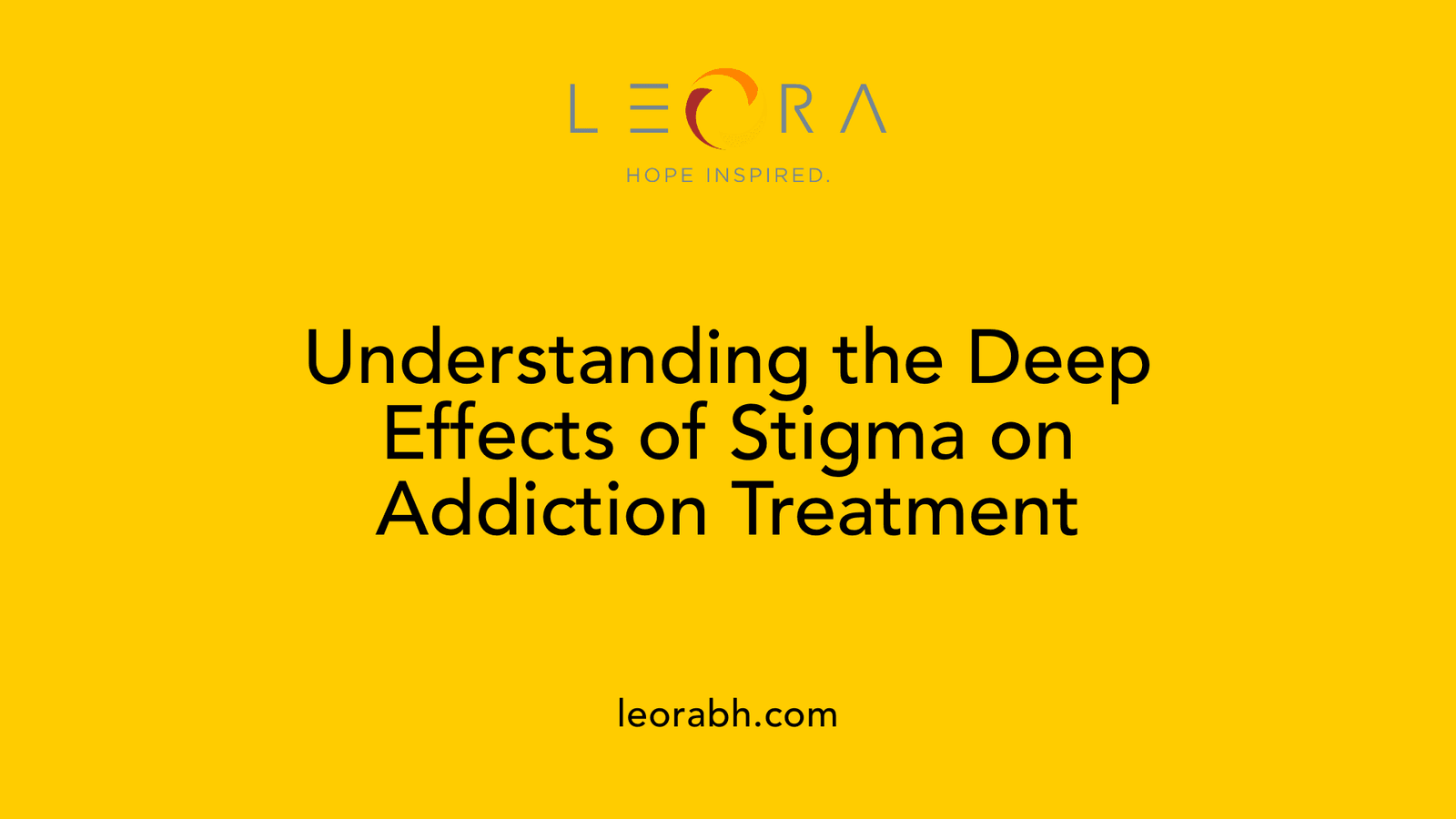 Understanding the Deep Effects of Stigma on Addiction Treatment