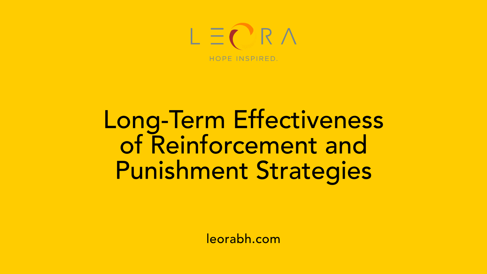 Long-Term Effectiveness of Reinforcement and Punishment Strategies