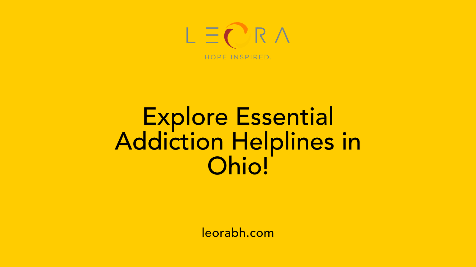 Explore Essential Addiction Helplines in Ohio!