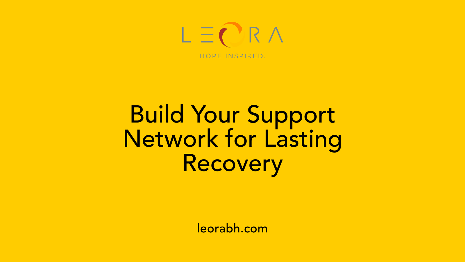 Build Your Support Network for Lasting Recovery