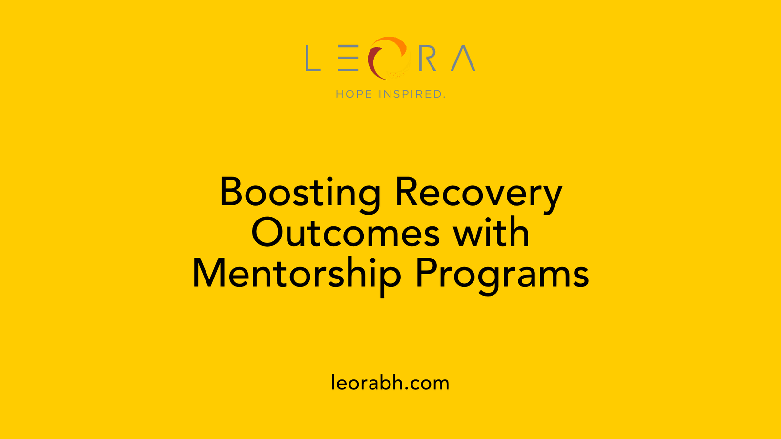 Boosting Recovery Outcomes with Mentorship Programs