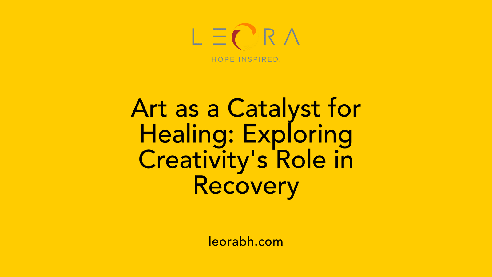 Art as a Catalyst for Healing: Exploring Creativity's Role in Recovery