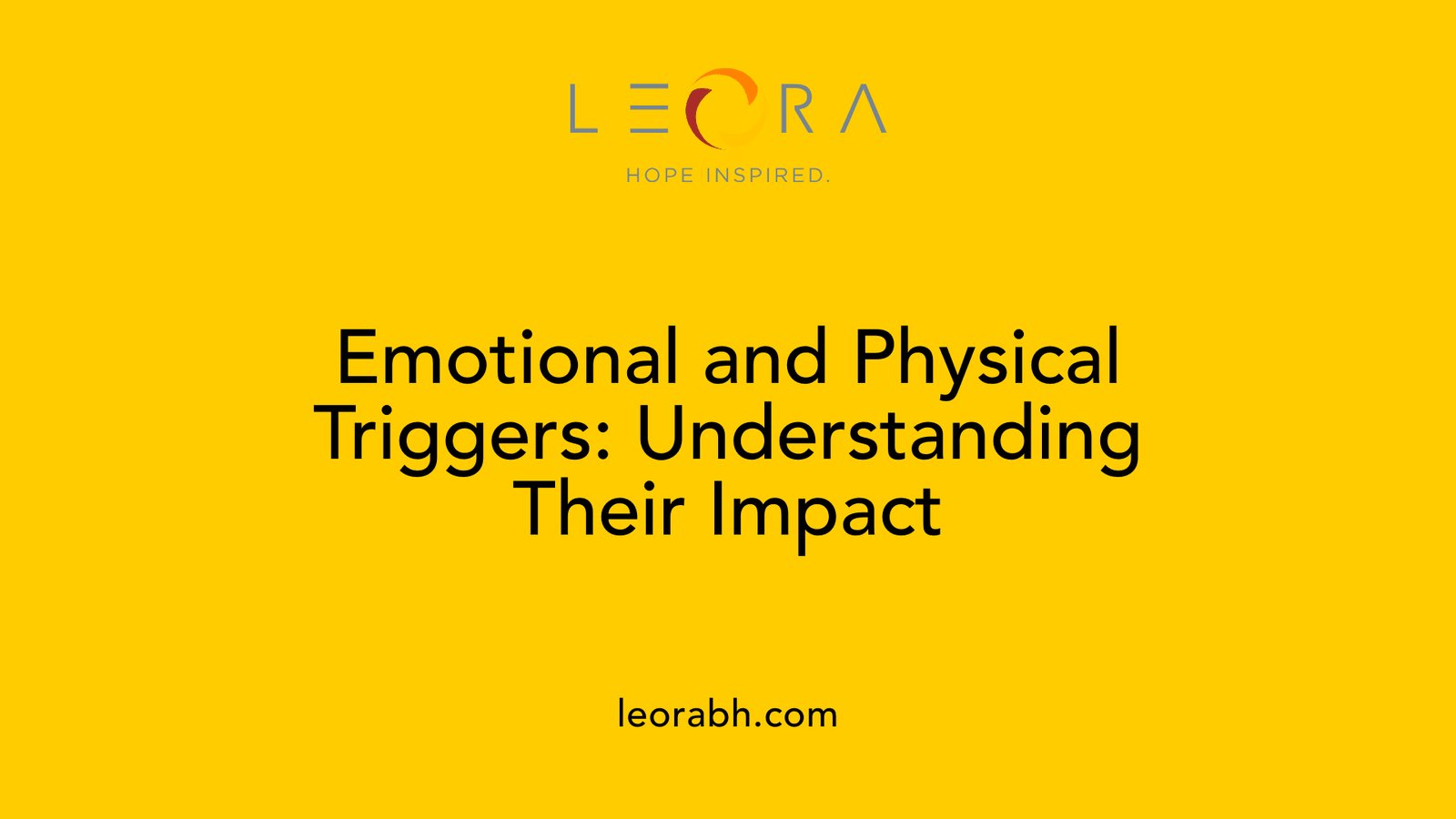 Emotional and Physical Triggers: Understanding Their Impact