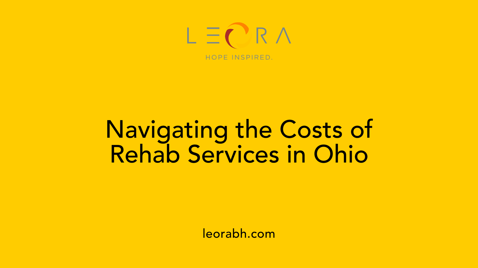 Navigating the Costs of Rehab Services in Ohio
