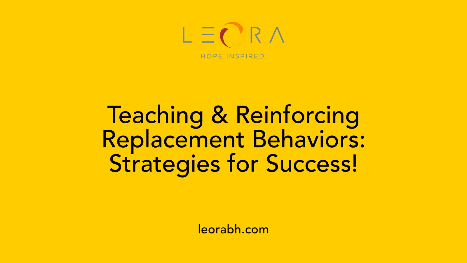 Teaching &amp; Reinforcing Replacement Behaviors: Strategies for Success!