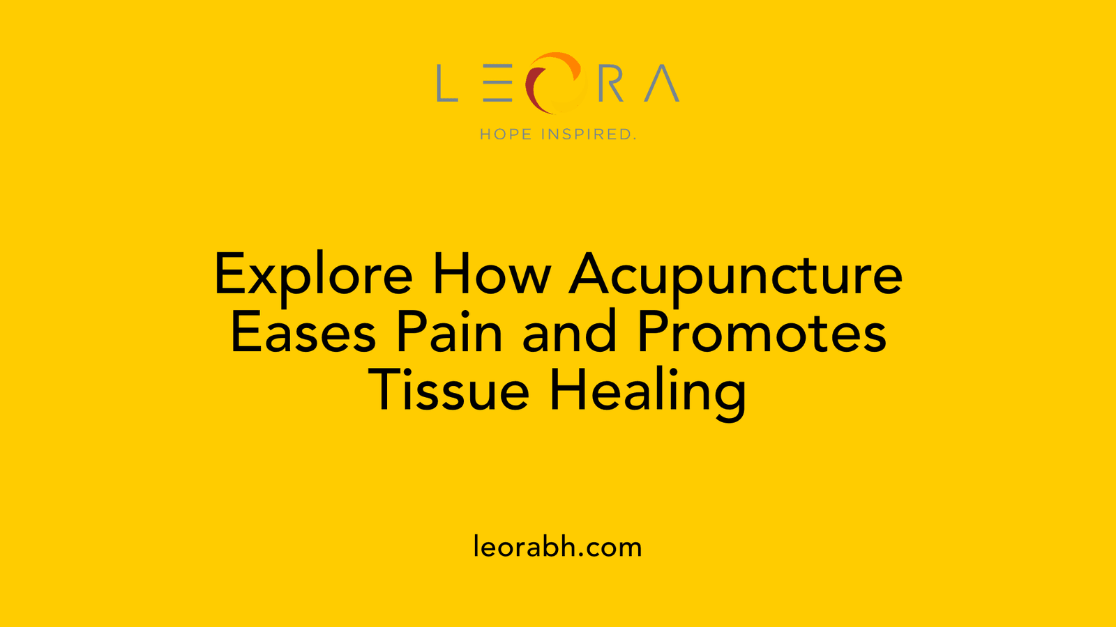 Explore How Acupuncture Eases Pain and Promotes Tissue Healing