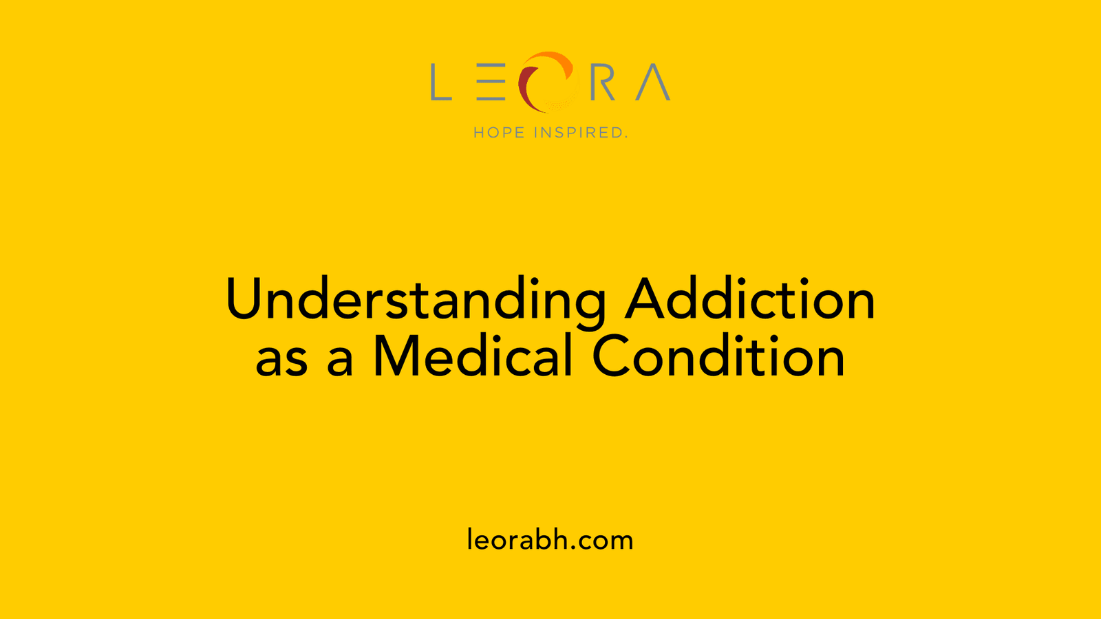 Understanding Addiction as a Medical Condition