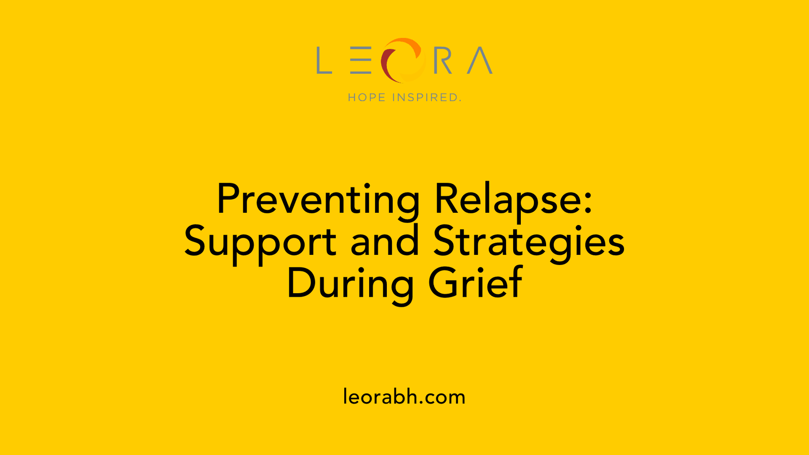 Preventing Relapse: Support and Strategies During Grief