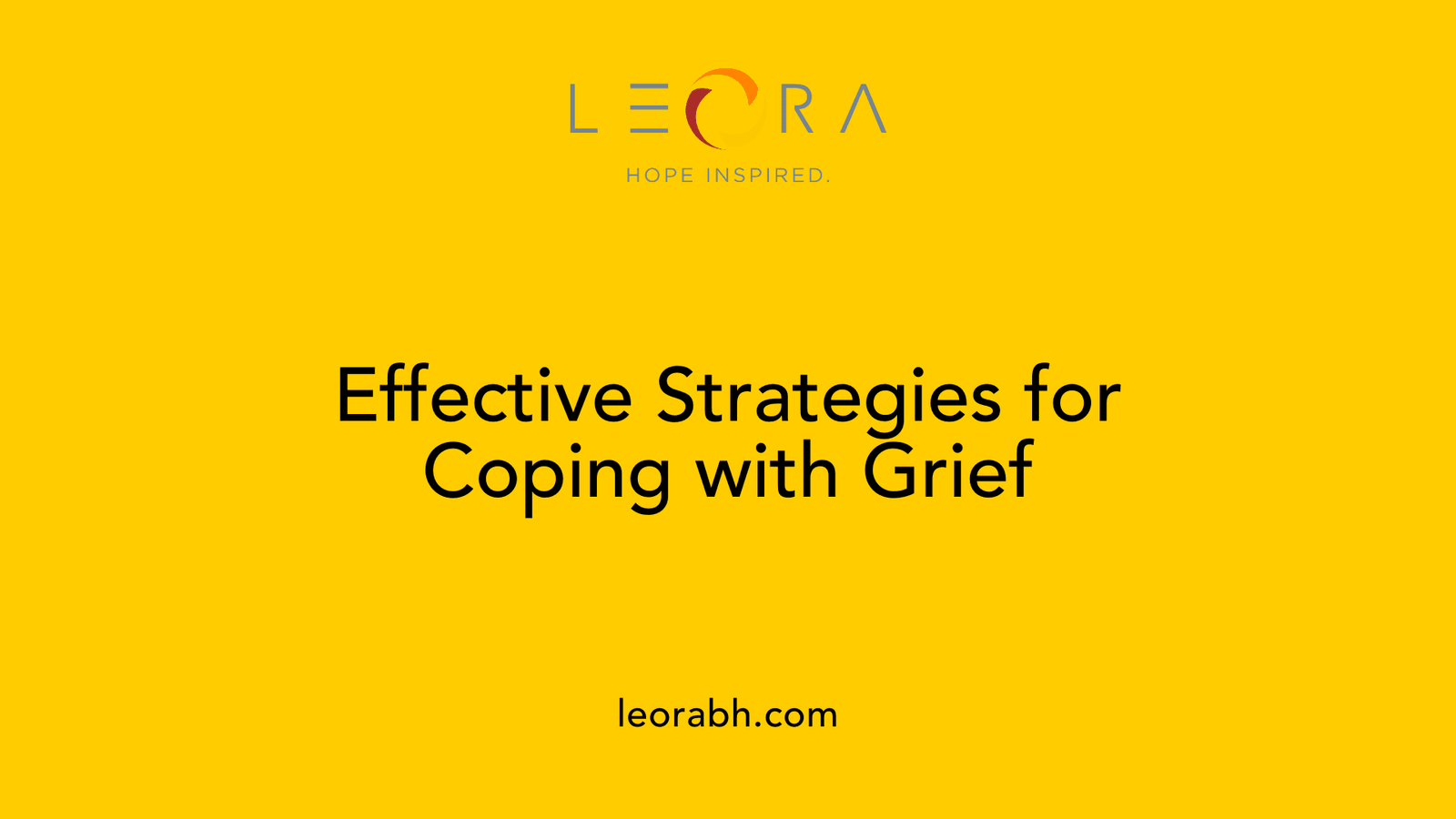 Effective Strategies for Coping with Grief