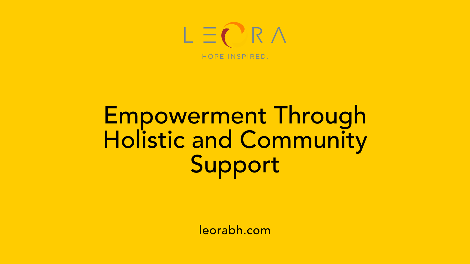 Empowerment Through Holistic and Community Support