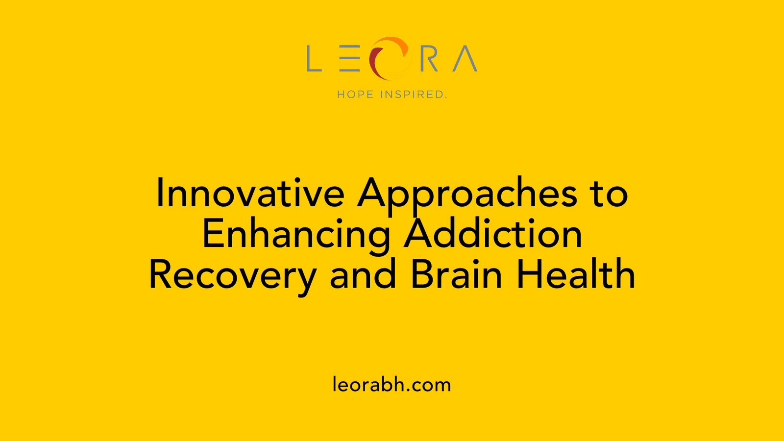 Innovative Approaches to Enhancing Addiction Recovery and Brain Health