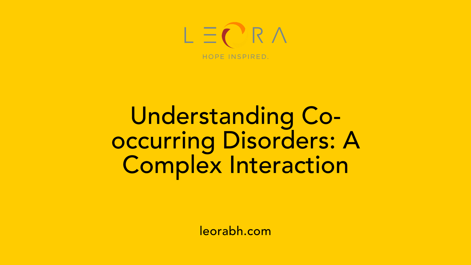Understanding Co-occurring Disorders: A Complex Interaction