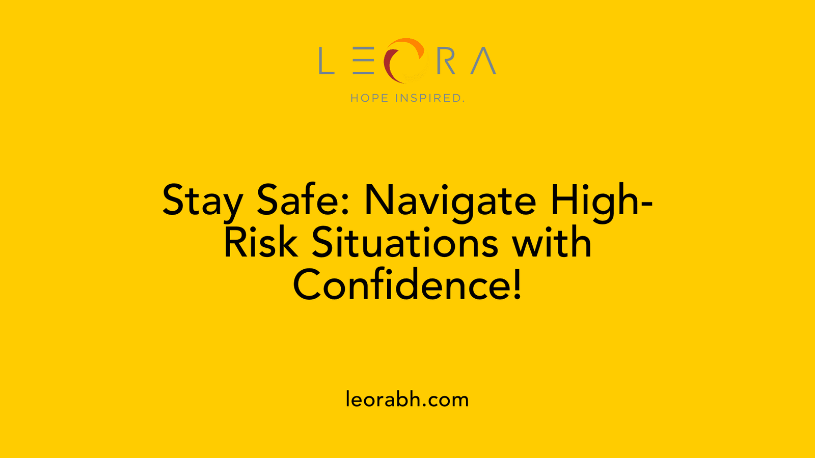 Stay Safe: Navigate High-Risk Situations with Confidence!