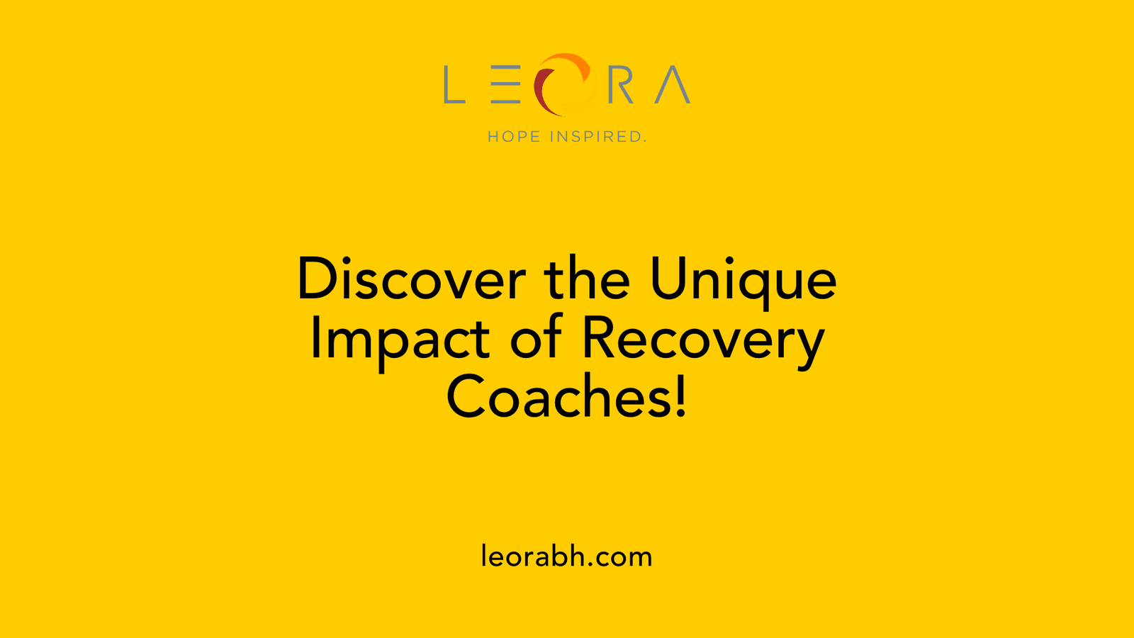 Discover the Unique Impact of Recovery Coaches!