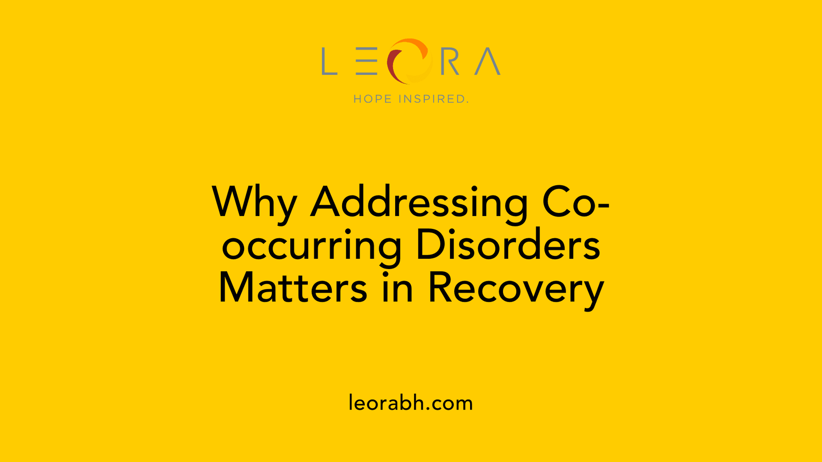 Why Addressing Co-occurring Disorders Matters in Recovery