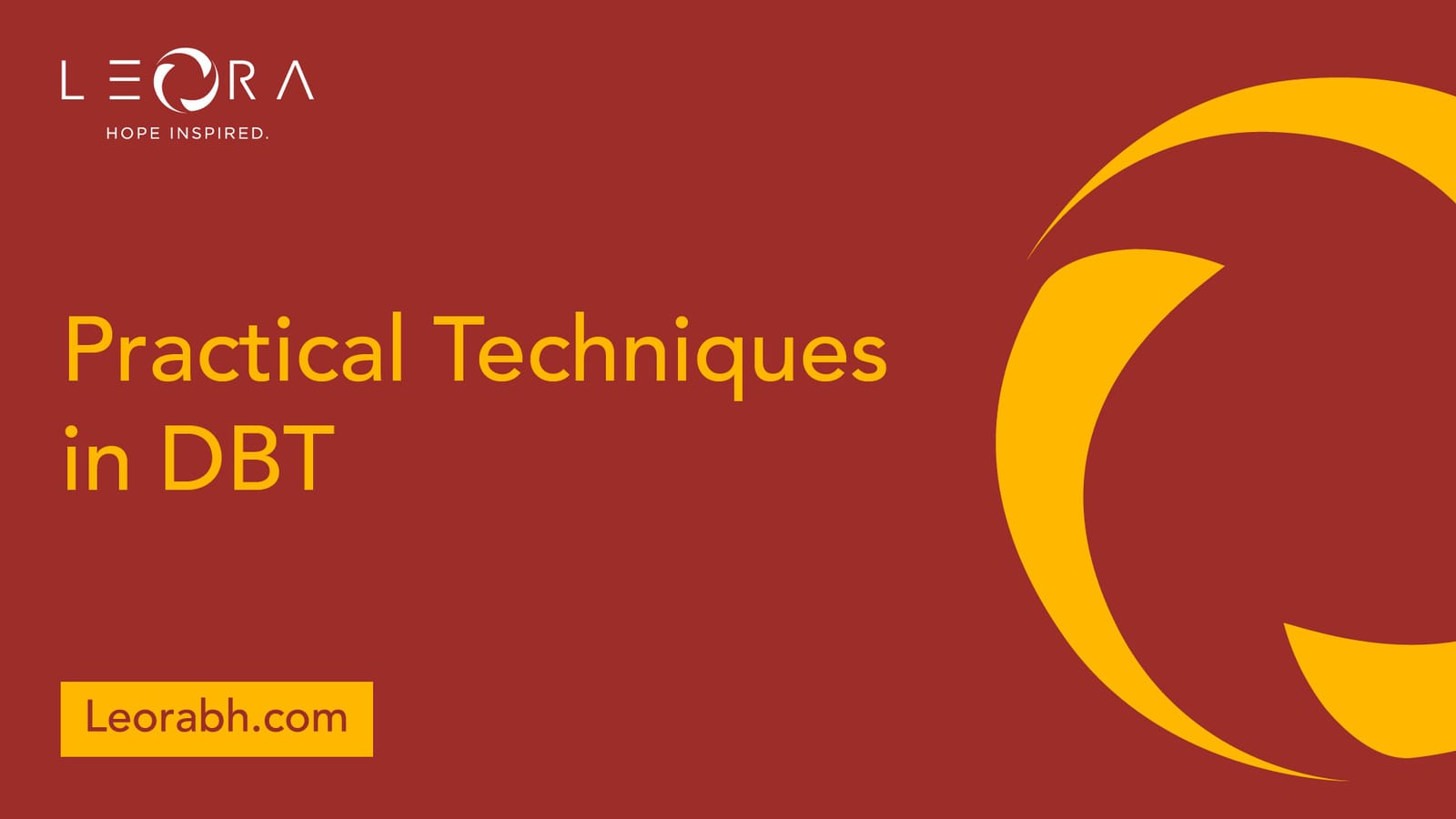 Dialectical Behavior Therapy for stress management