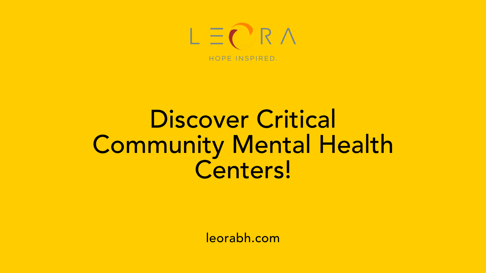 Discover Critical Community Mental Health Centers!