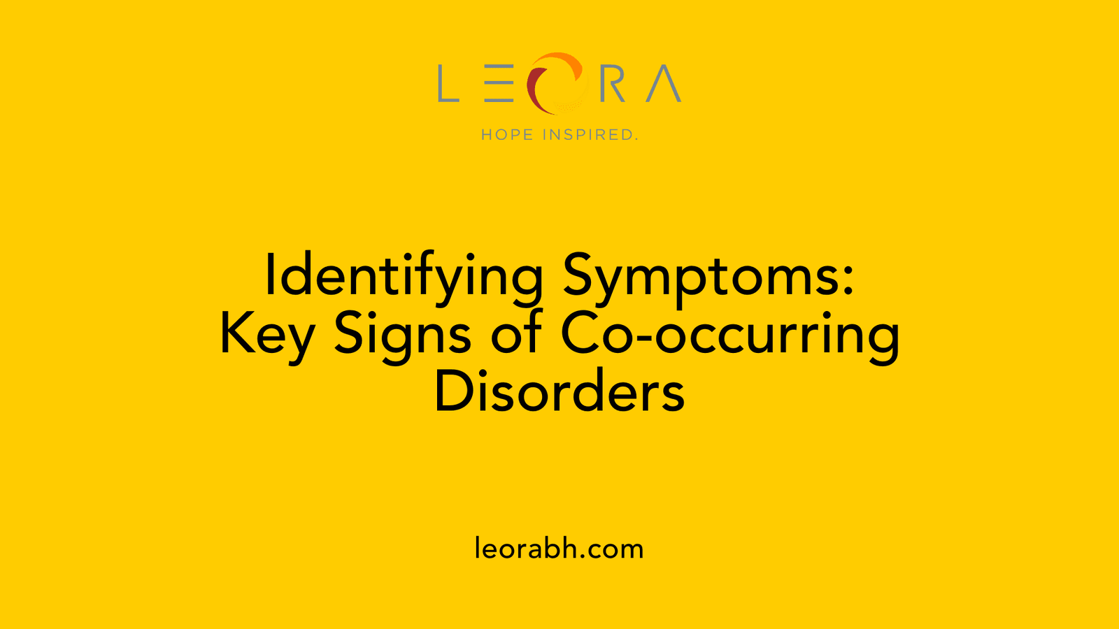 Identifying Symptoms: Key Signs of Co-occurring Disorders