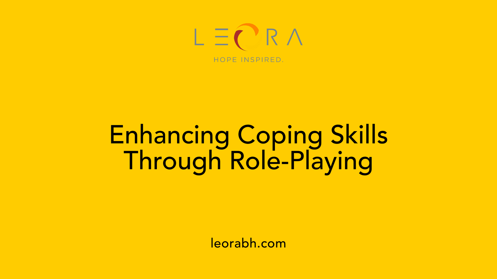 Enhancing Coping Skills Through Role-Playing