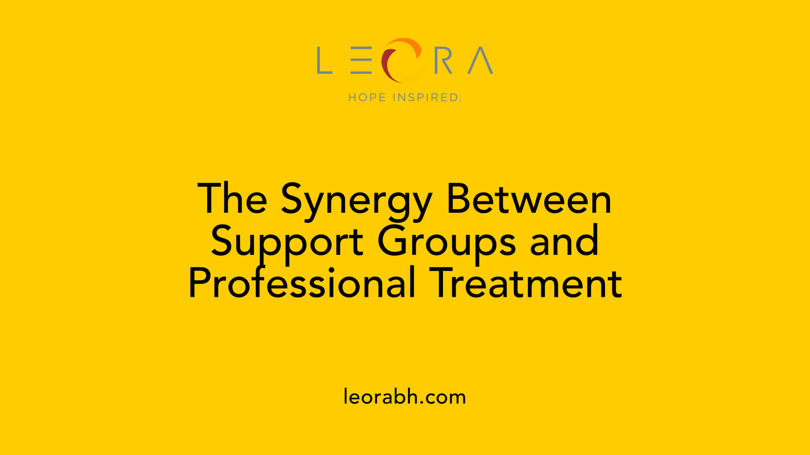 The Synergy Between Support Groups and Professional Treatment