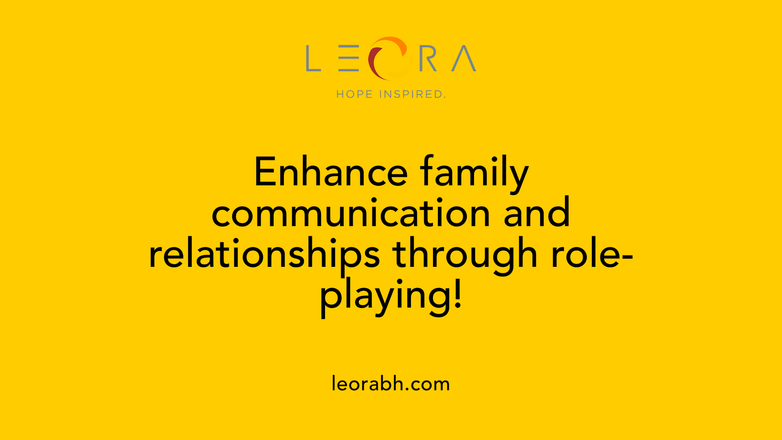 Enhance family communication and relationships through role-playing!