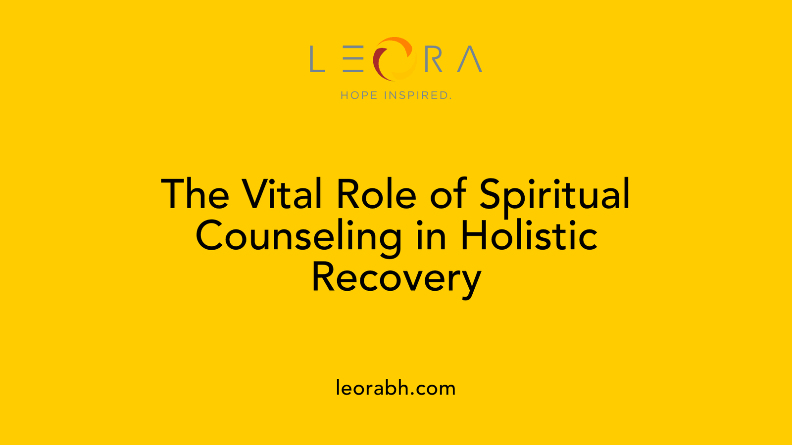 The Vital Role of Spiritual Counseling in Holistic Recovery