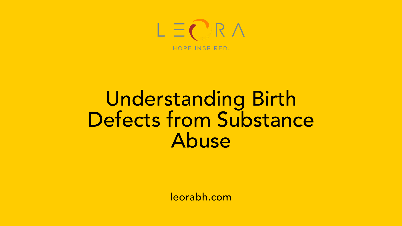 Understanding Birth Defects from Substance Abuse