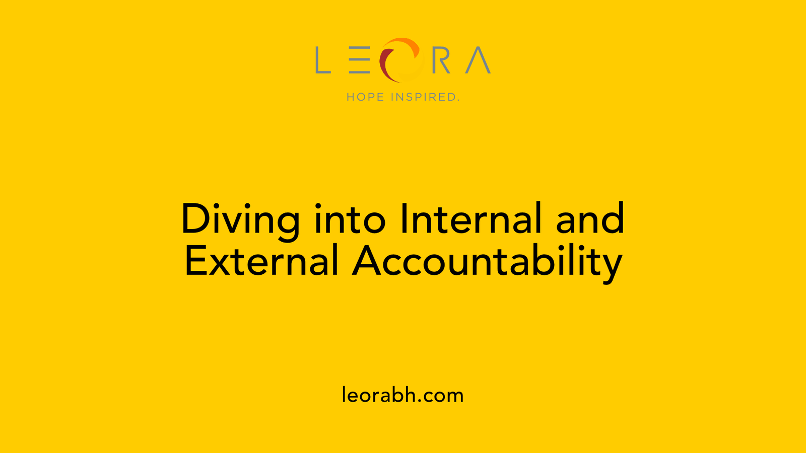 Diving into Internal and External Accountability