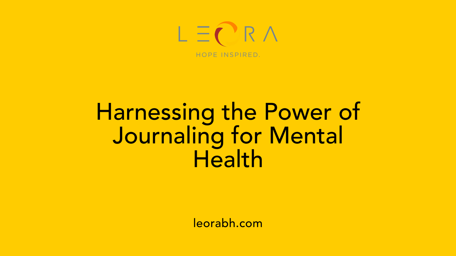 Harnessing the Power of Journaling for Mental Health