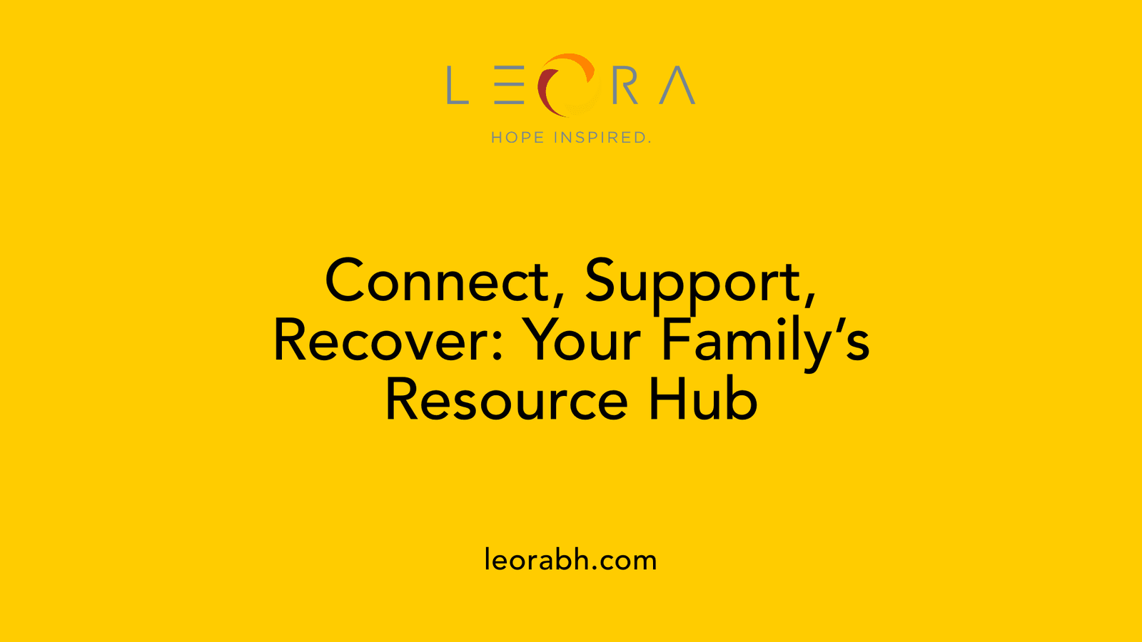 Connect, Support, Recover: Your Family’s Resource Hub