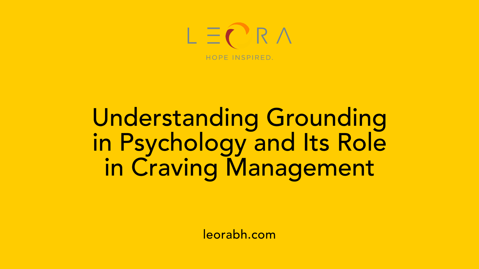 Understanding Grounding in Psychology and Its Role in Craving Management