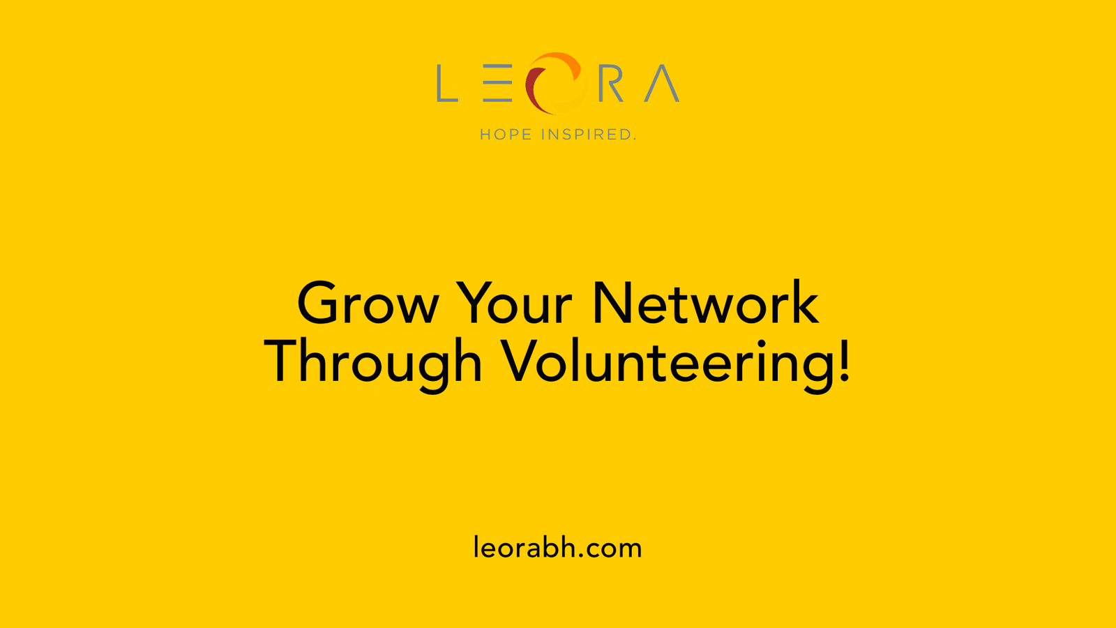 Grow Your Network Through Volunteering!