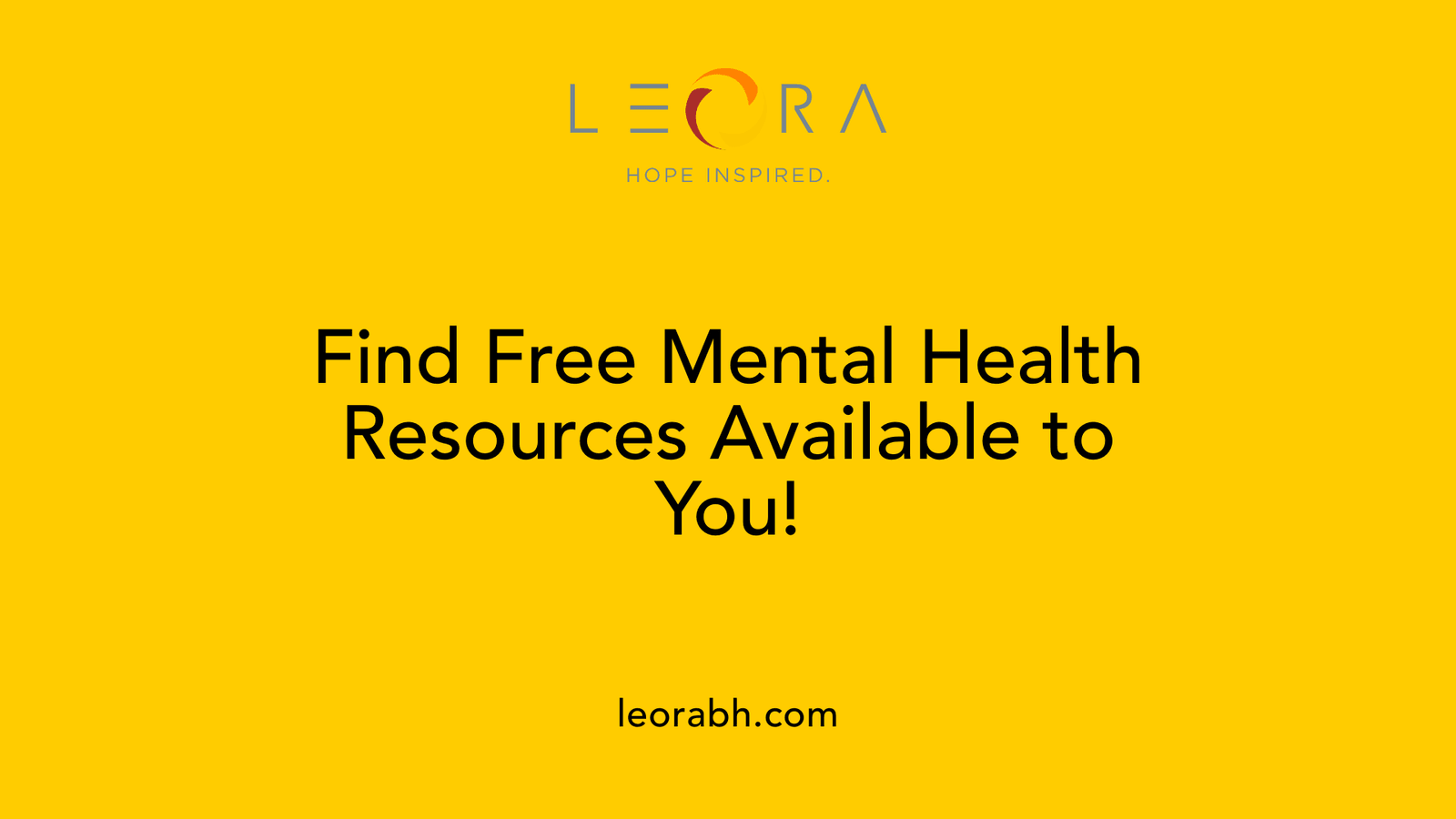 Find Free Mental Health Resources Available to You!
