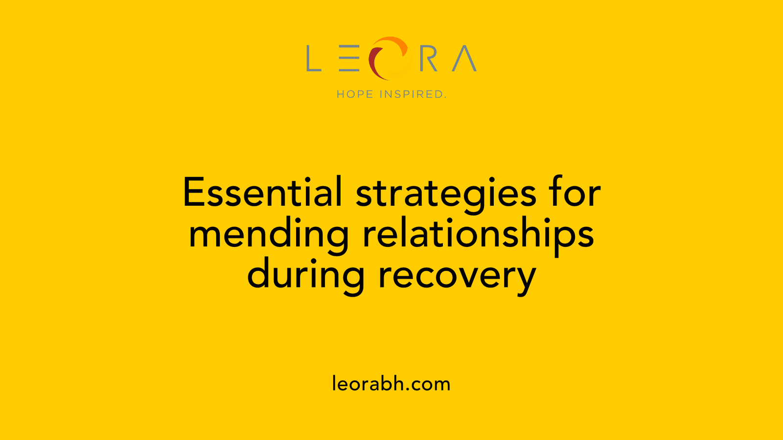Essential strategies for mending relationships during recovery