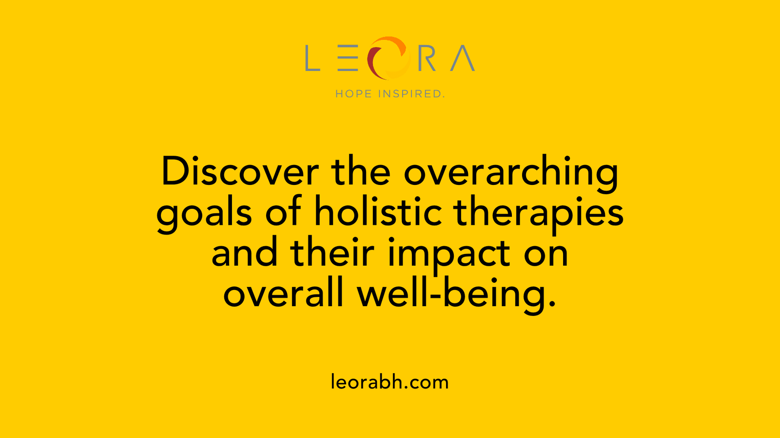 Discover the overarching goals of holistic therapies and their impact on overall well-being.