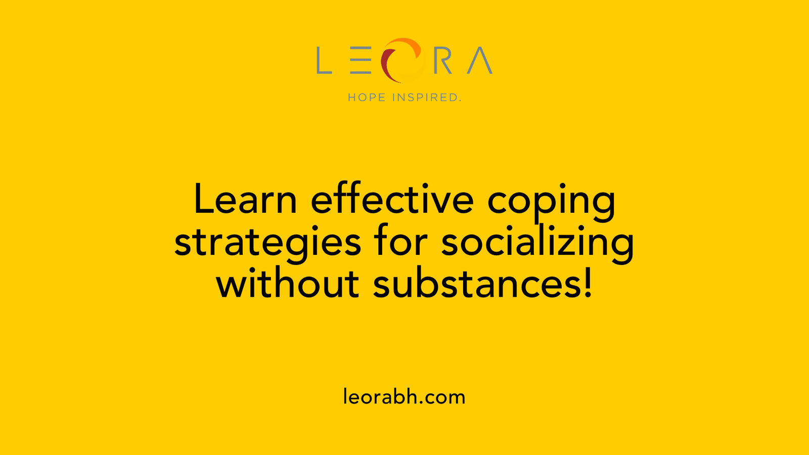 Learn effective coping strategies for socializing without substances!
