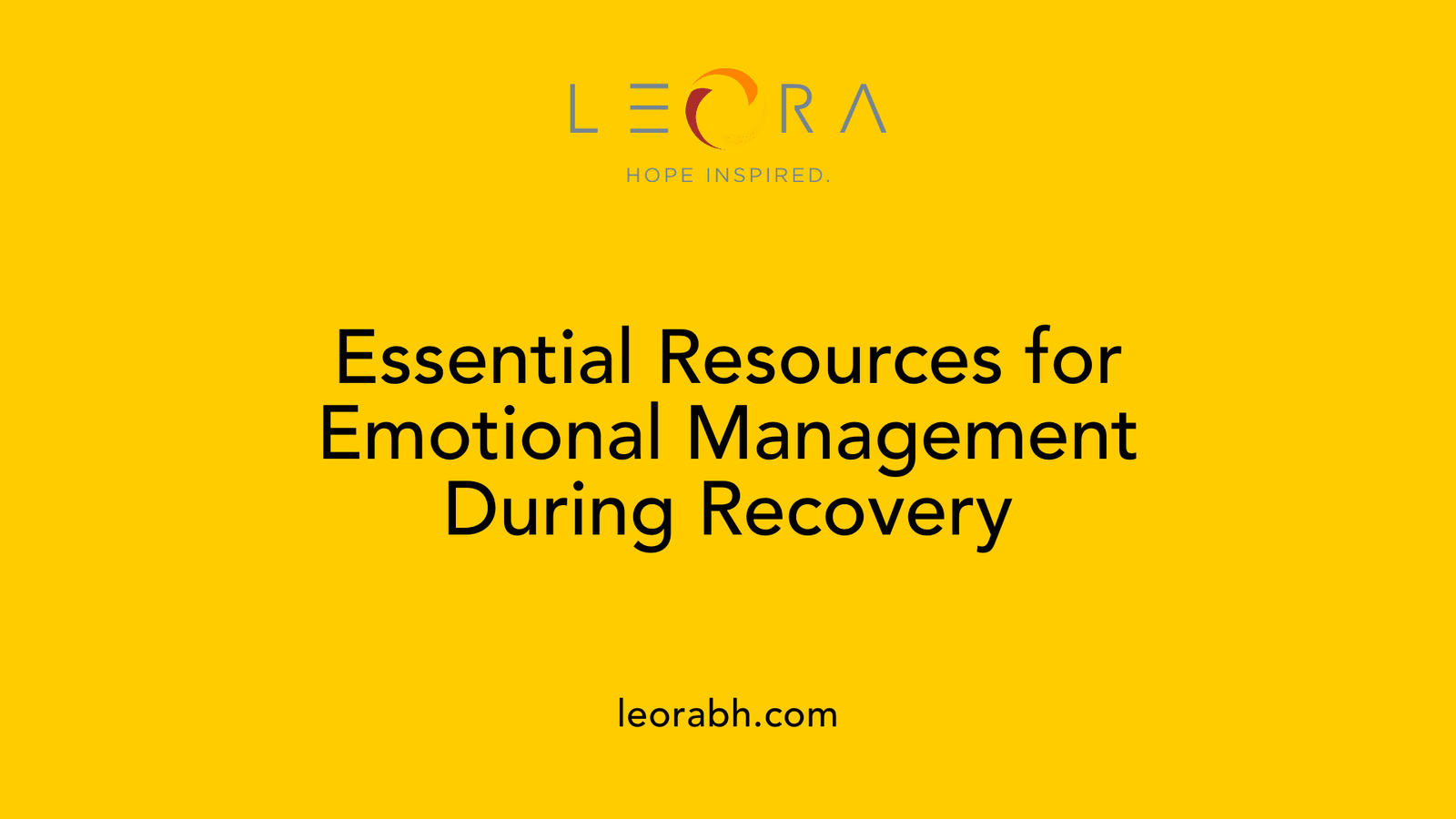 Essential Resources for Emotional Management During Recovery