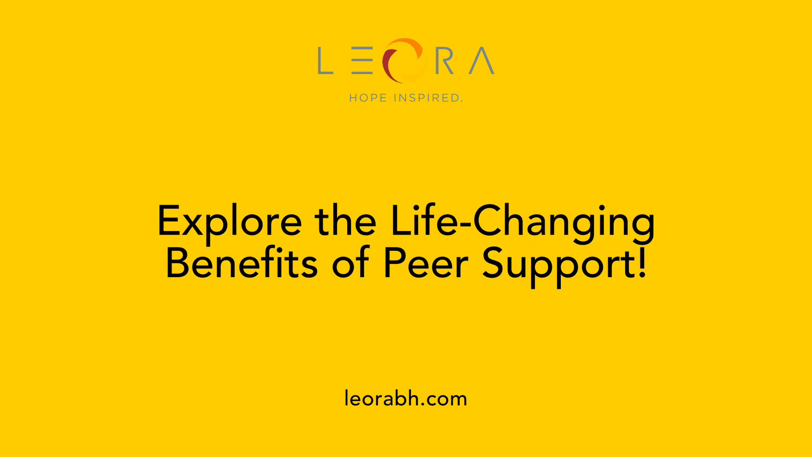 Explore the Life-Changing Benefits of Peer Support!