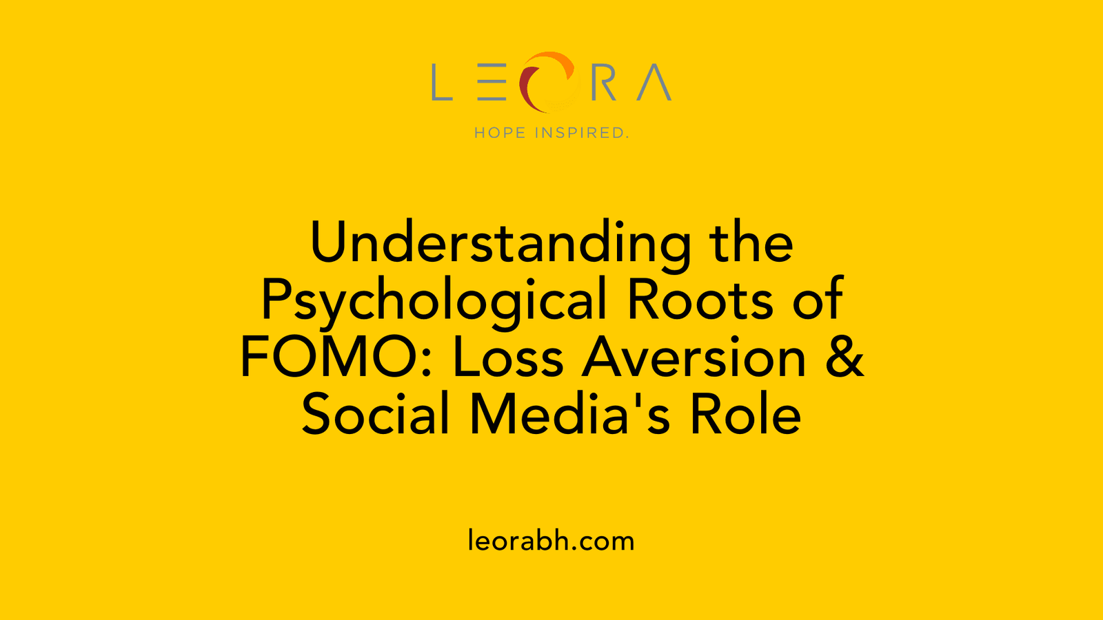 Understanding the Psychological Roots of FOMO: Loss Aversion & Social Media's Role